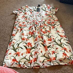 NWT Robert Louis floral dress M